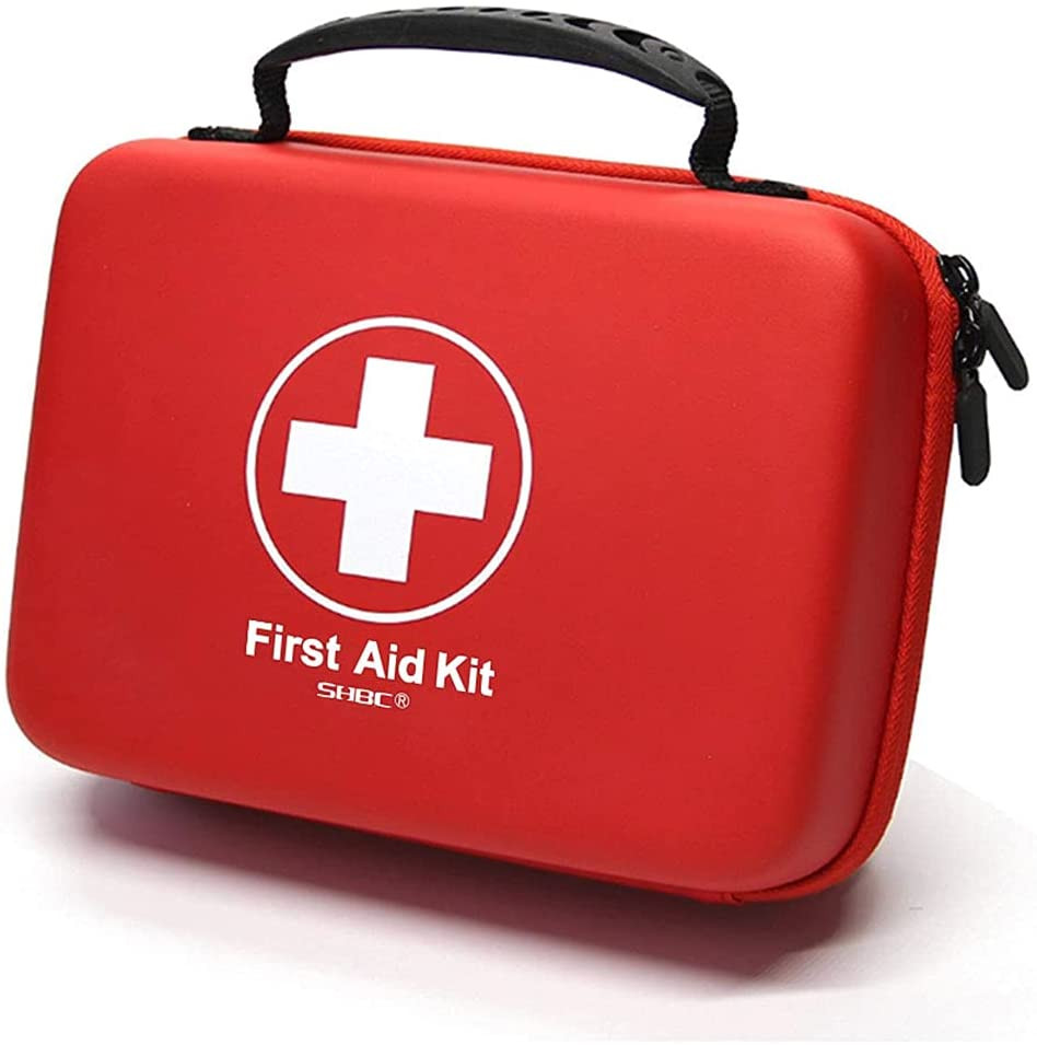 Family First Aid Kit (228Pcs) – Waterproof Case for Home, Car, Camping & More