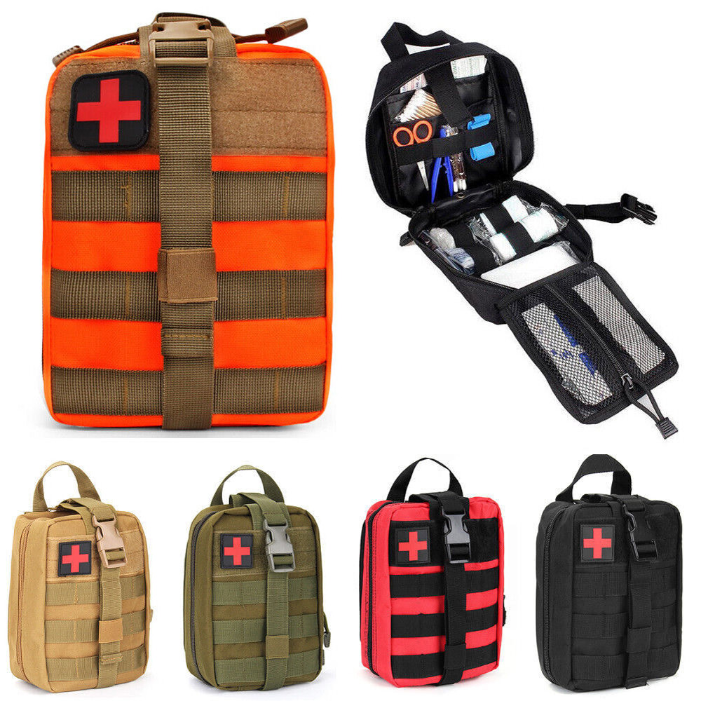 Tactical First Aid Kit Medical Rip Away EMT IFAK Survival Pouch Emergency Bag US