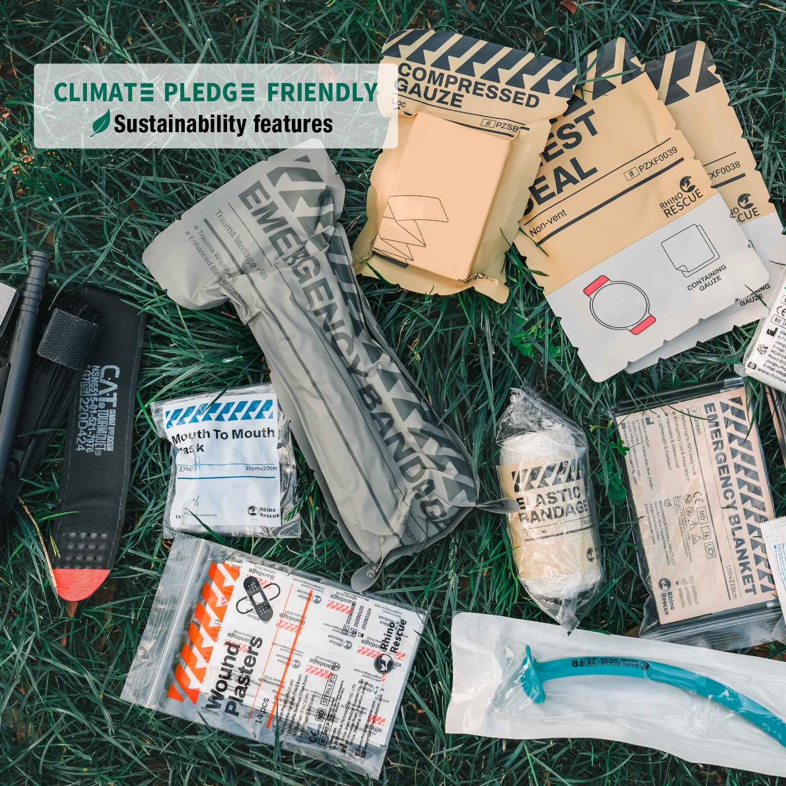 IFAK Trauma Kit with C-A-T Tourniquet, Tactical First Aid Kit Molle Pouch for…