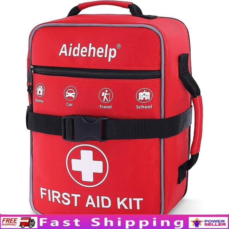 520 Piece First Aid Kit Portable Waterproof Emergency Medical Supplies Outdoor