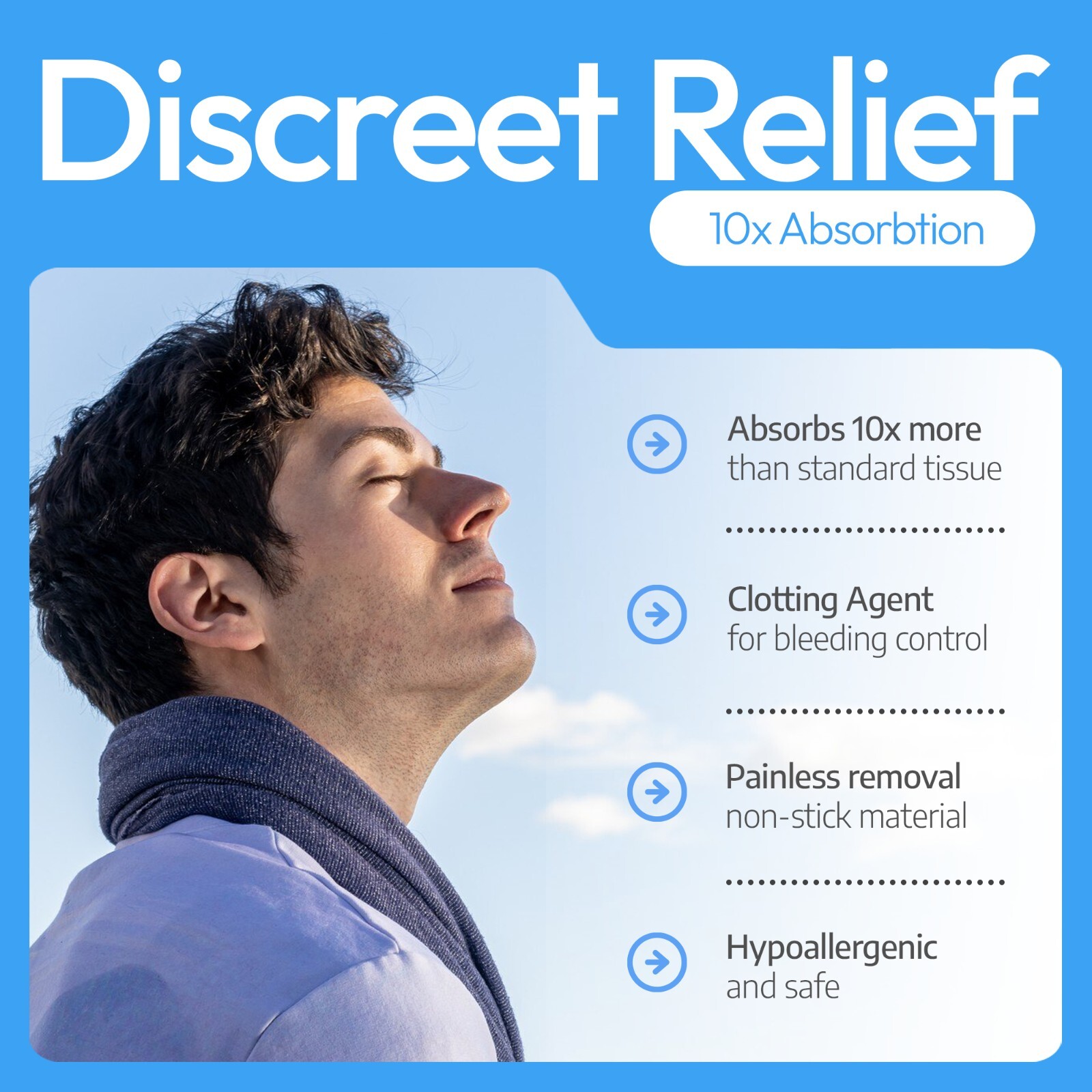 NozeCalm Nose Bleed Stopper – 6 Count