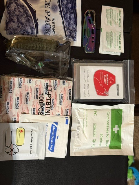 242 Pcs First Aid Kits for Emergency Trauma Survival Travel/Camping/Hiking/HOME