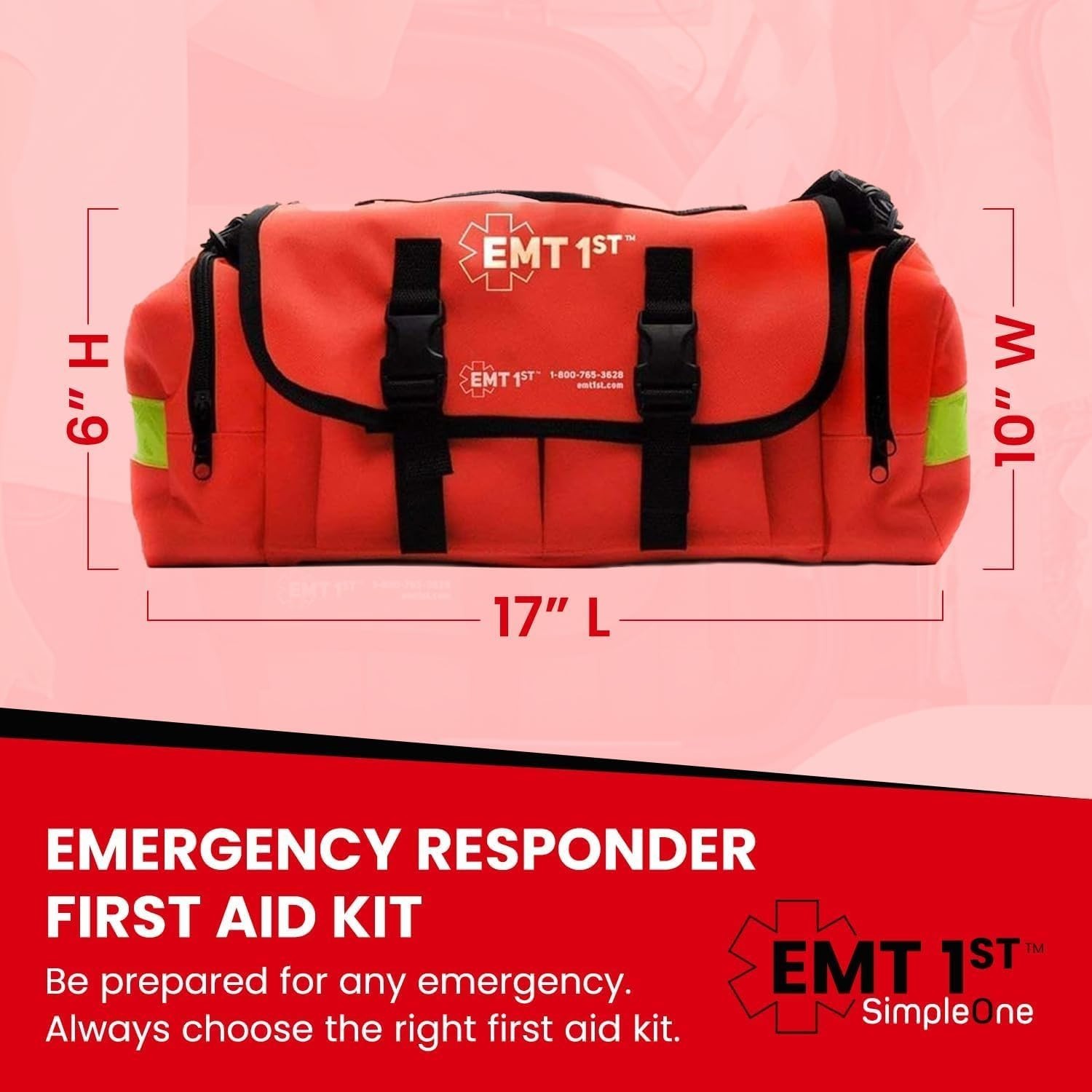 EMT 1st Emergency Responder First Aid Bag | Medical Trauma Bag EMPTY BAG ONLY