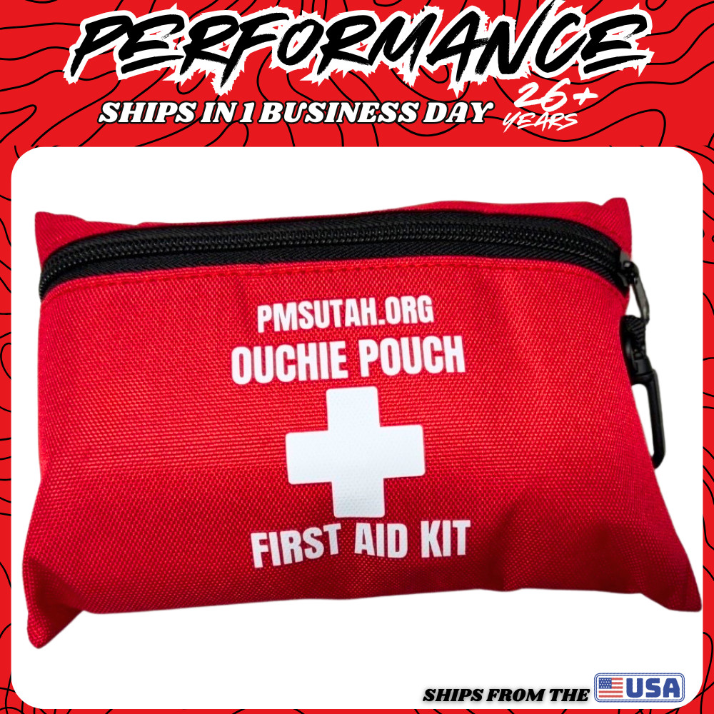 Portable First Aid Biking Cycling Riding Med Kit Pack Emergency Ouchie Pouch Bag