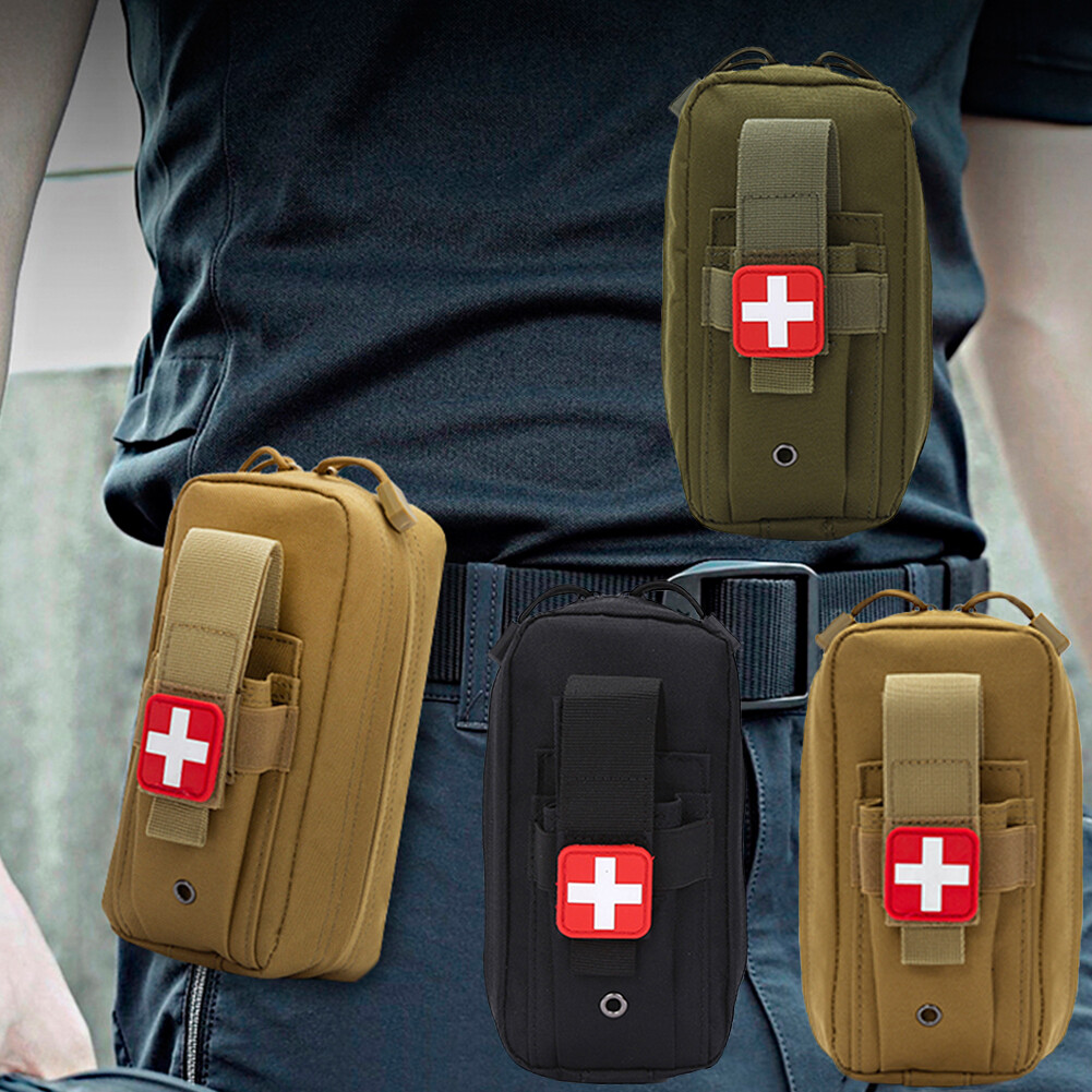 First Aid Medical IFAK Molle Small Tactical Bags Outdoor Emergency EMT Med Kits