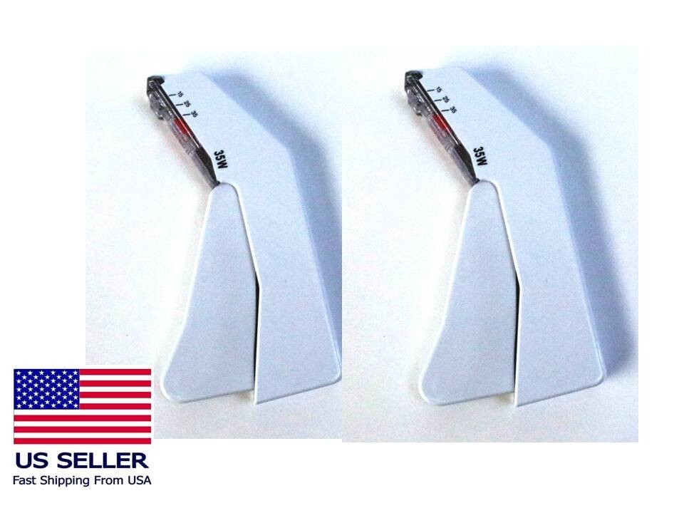 Sterile Skin Staplers X 2 – 35 WIDE Human/Veterinary/First Aid SHIPS FREE