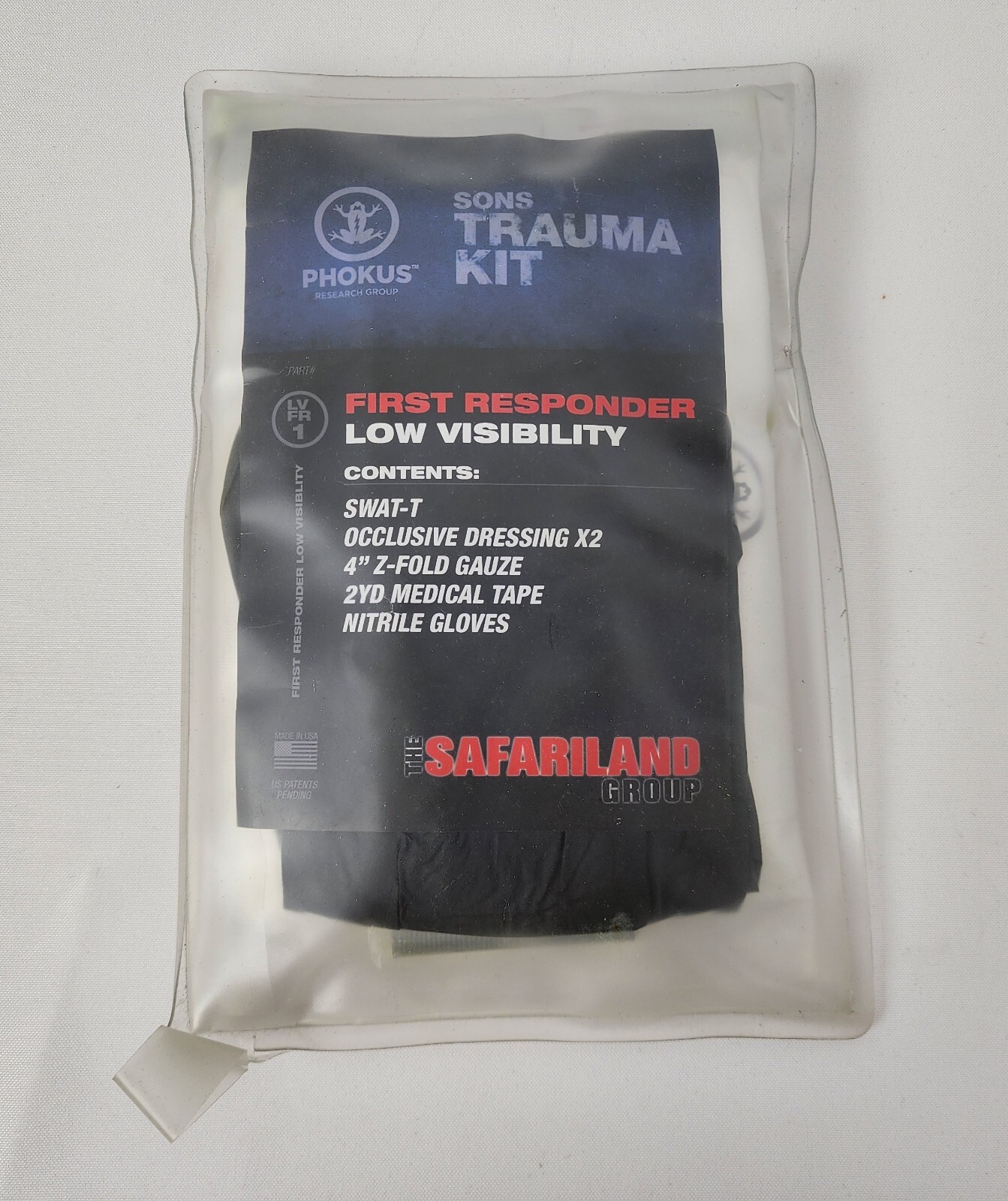 PHOKUS Sons Trauma Kit First Responder Low Visibility LV FR 1 BRAND NEW