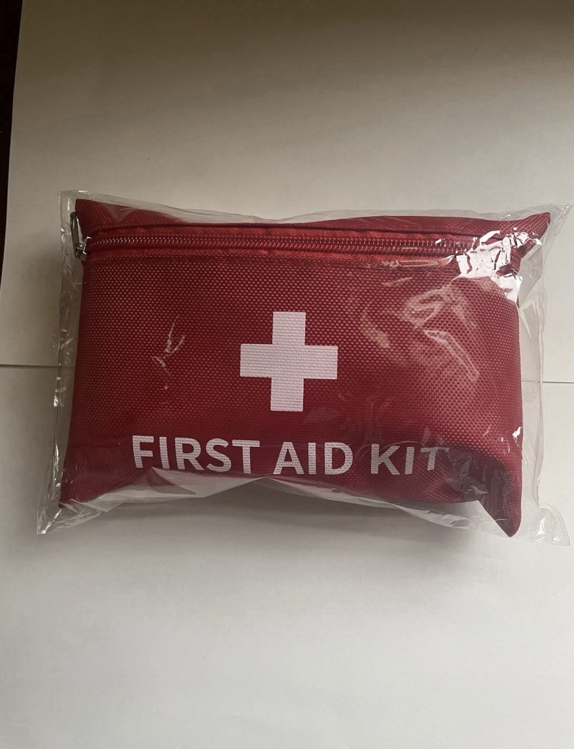 First Aid Kit Emergency Supplies Red Pouch Portable Medical Organizer 107 PCS