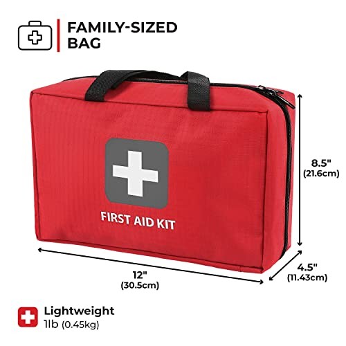 Thrive 291 Piece First Aid Kit – Hospital Grade Medical Supplies for Emergency
