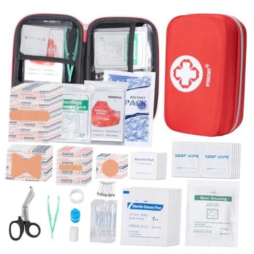 300 Piece First Aid Kit, Portable Small Emergency Kits Compact 1st Aid 300PCS
