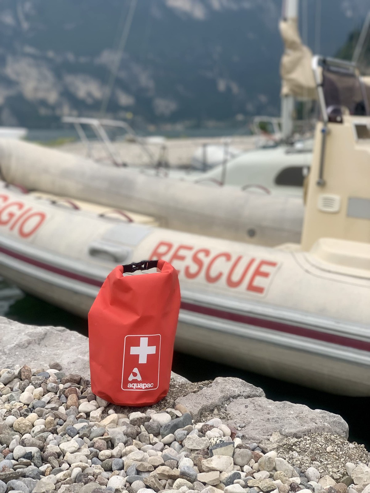 Waterproof First Aid Kit Dry Bag for Emergency Use with Secure Buckle – Red