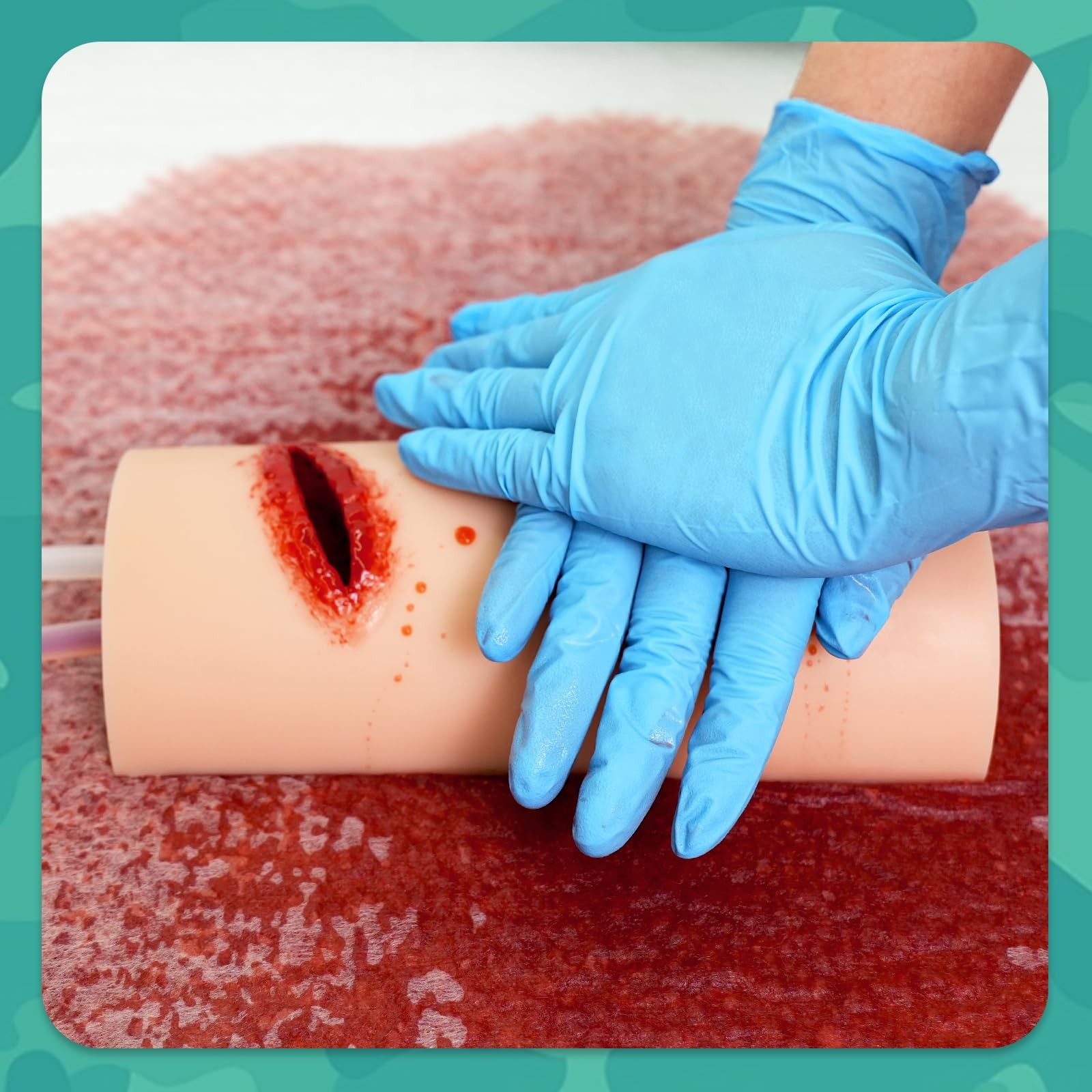 Wound Packing Trainer, Stop the Bleeding Training Kit, Bullet & Laceration Wo…