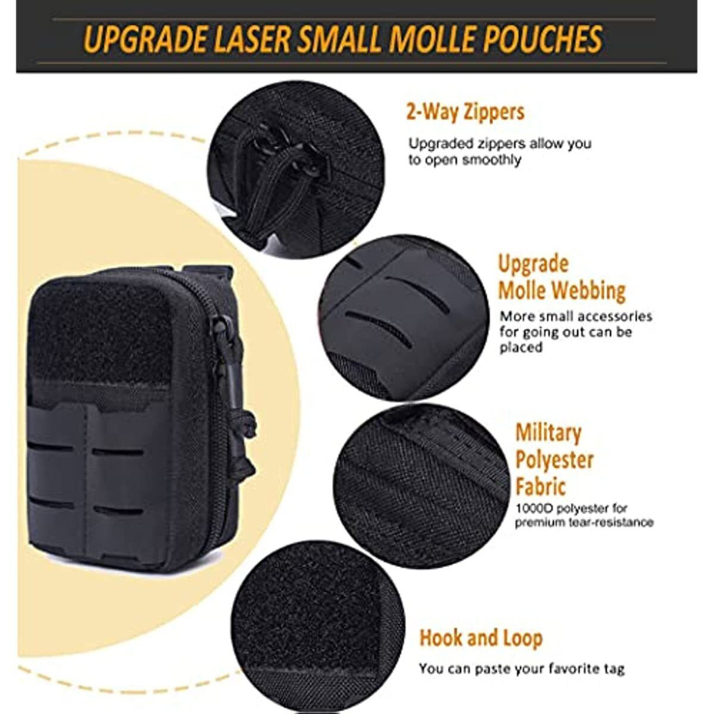 EMT Pouch MOLLE Ifak Pouch Tactical MOLLE Medical First Aid Kit Utility Pouch