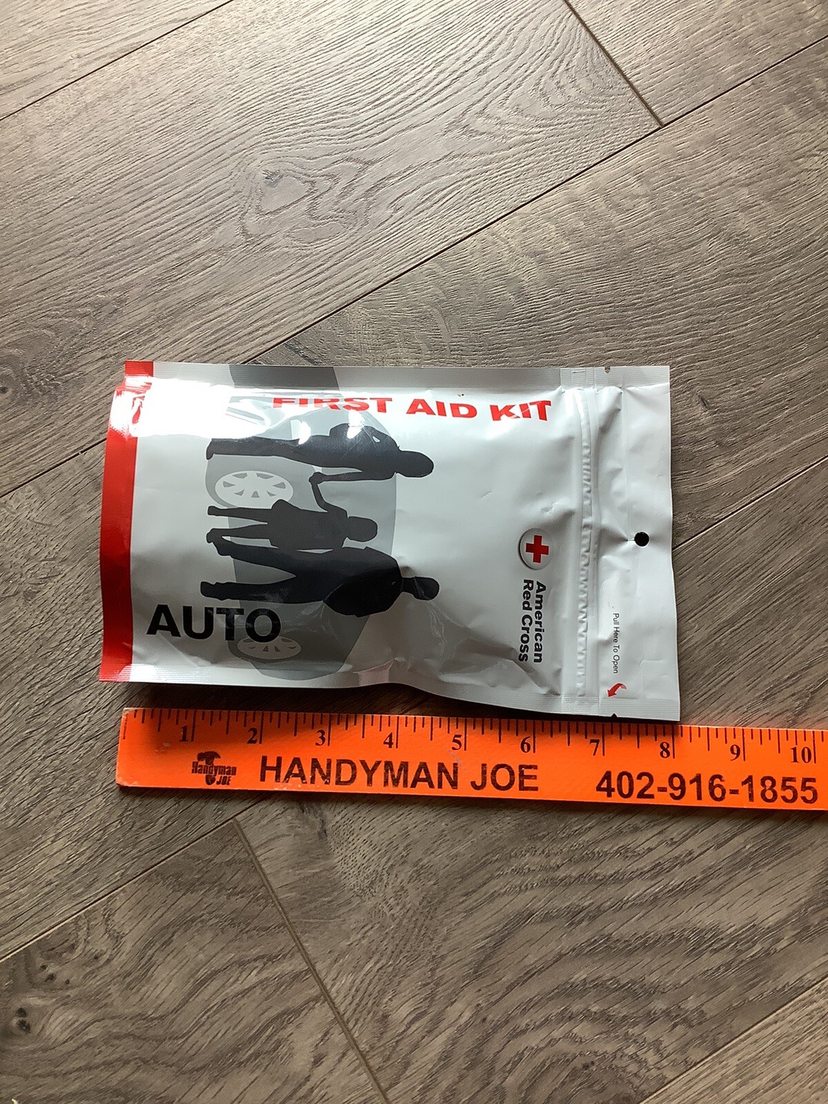 First Aid Only American Red Cross Plastic Auto First Aid Zip Kit