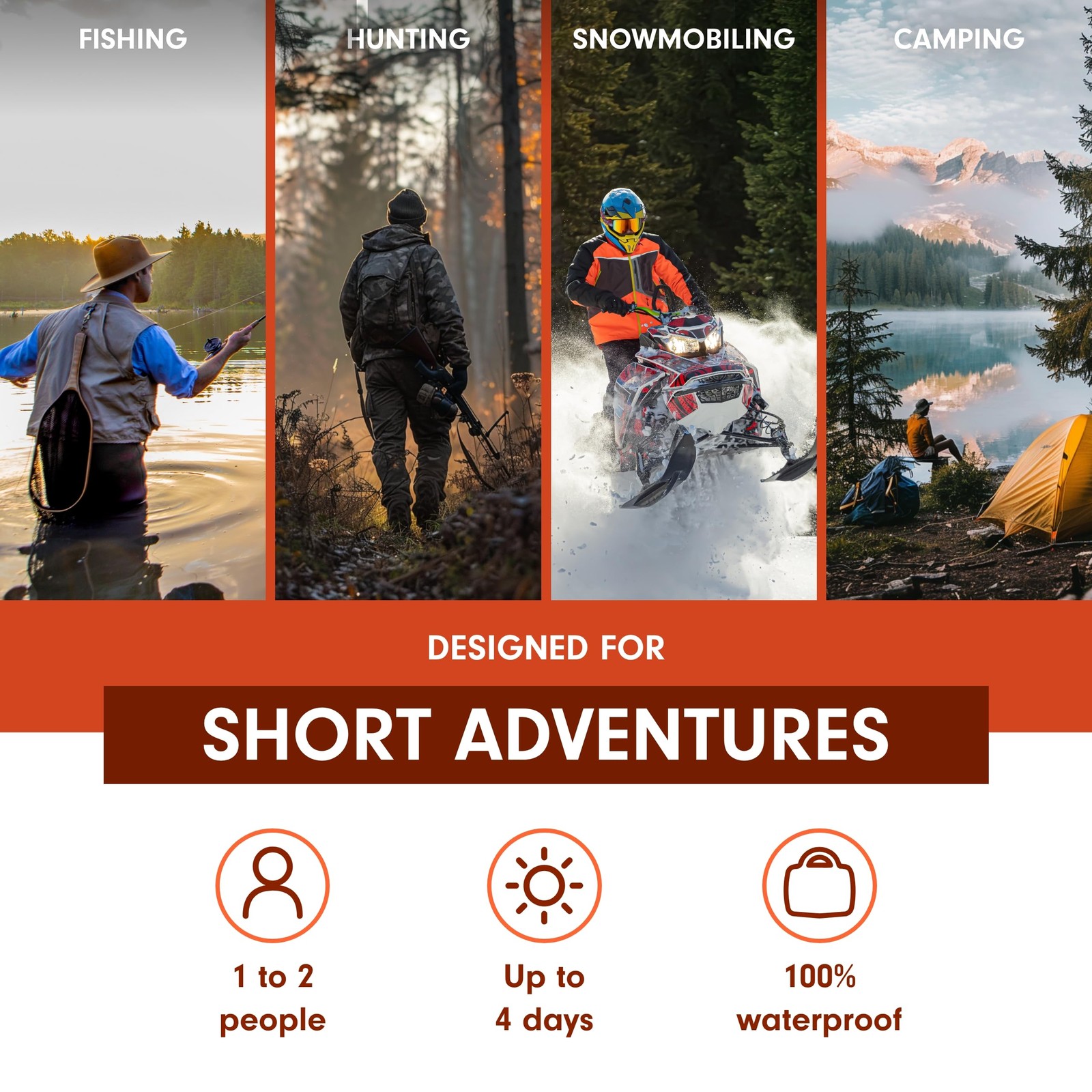 Sportsman Series Medical Kit – 100 – First Aid Kit for Camping, Hiking, Hunting