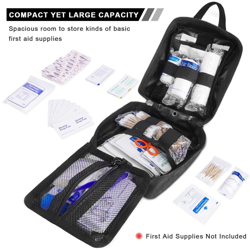 Tactical MOLLE Rip Away EMT Medical First Aid IFAK Pouch Utility Bag (Bag Only)