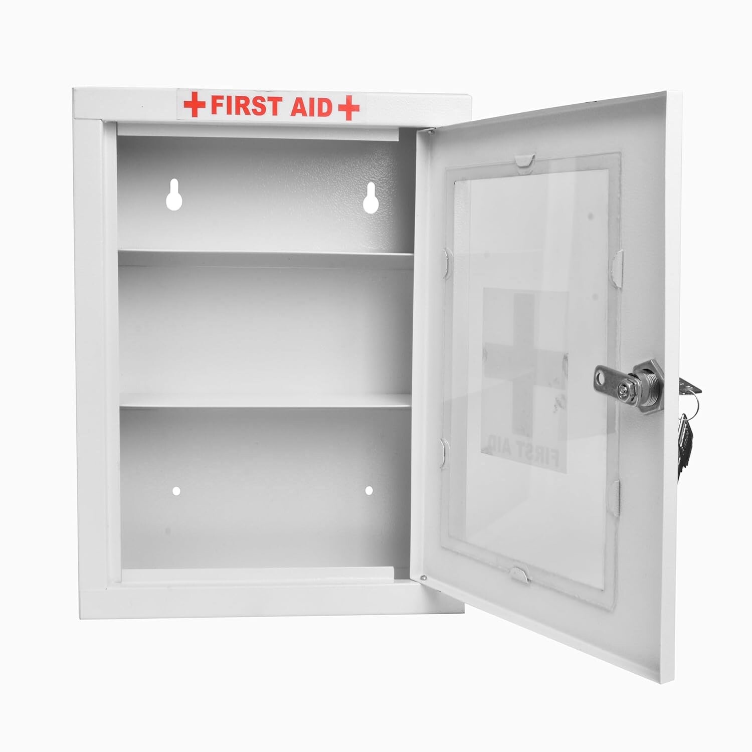 Emergency First Aid Box/Wall Mount Medicine Box with Lock (32X28X8 Cm)