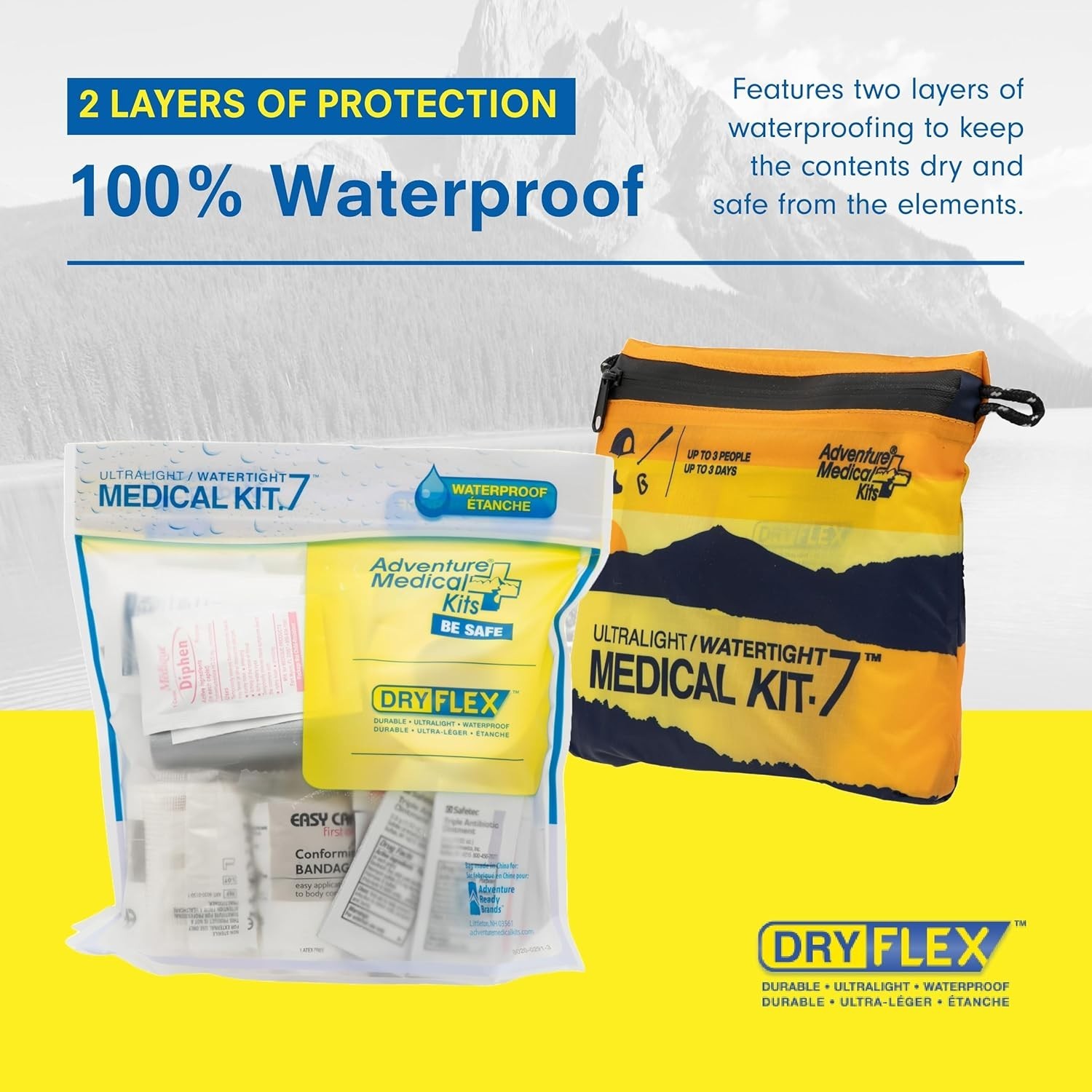 Durable Waterproof First Aid Kit – Comprehensive Care for Outdoor Explorations