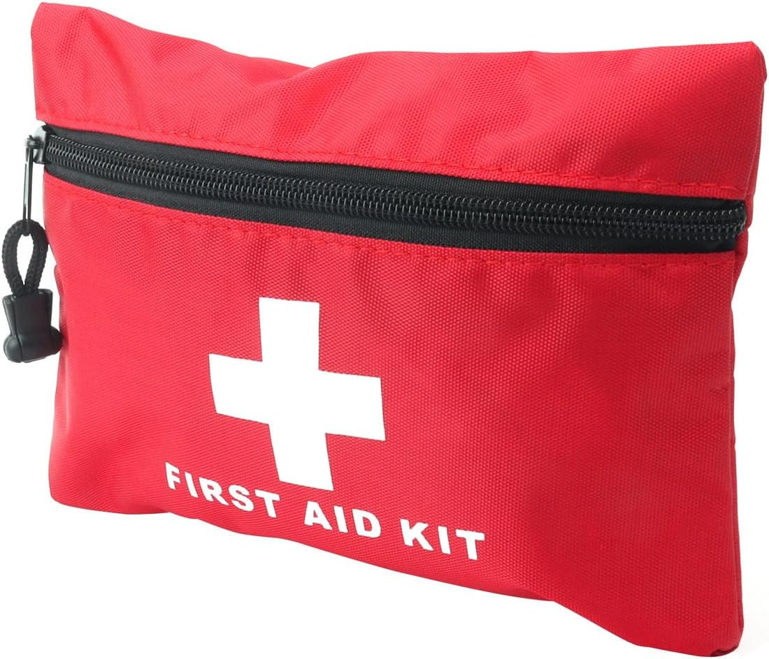 Red First Aid Bag Small First Aid Kit Empty Medical Storage Bag for First Aid Ki