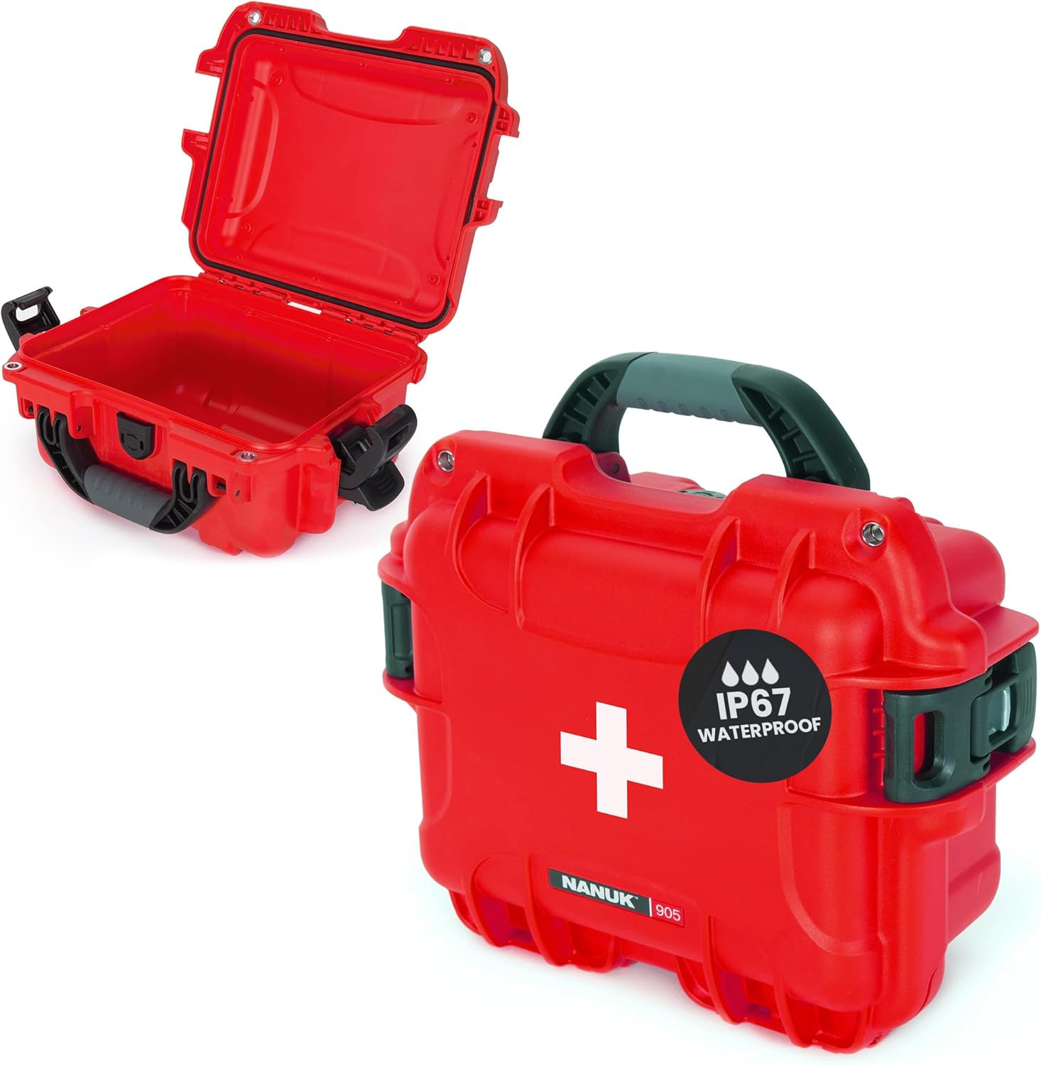 905 Waterproof First Aid Case Empty – Durable, Medical First Aid Organizer Case,