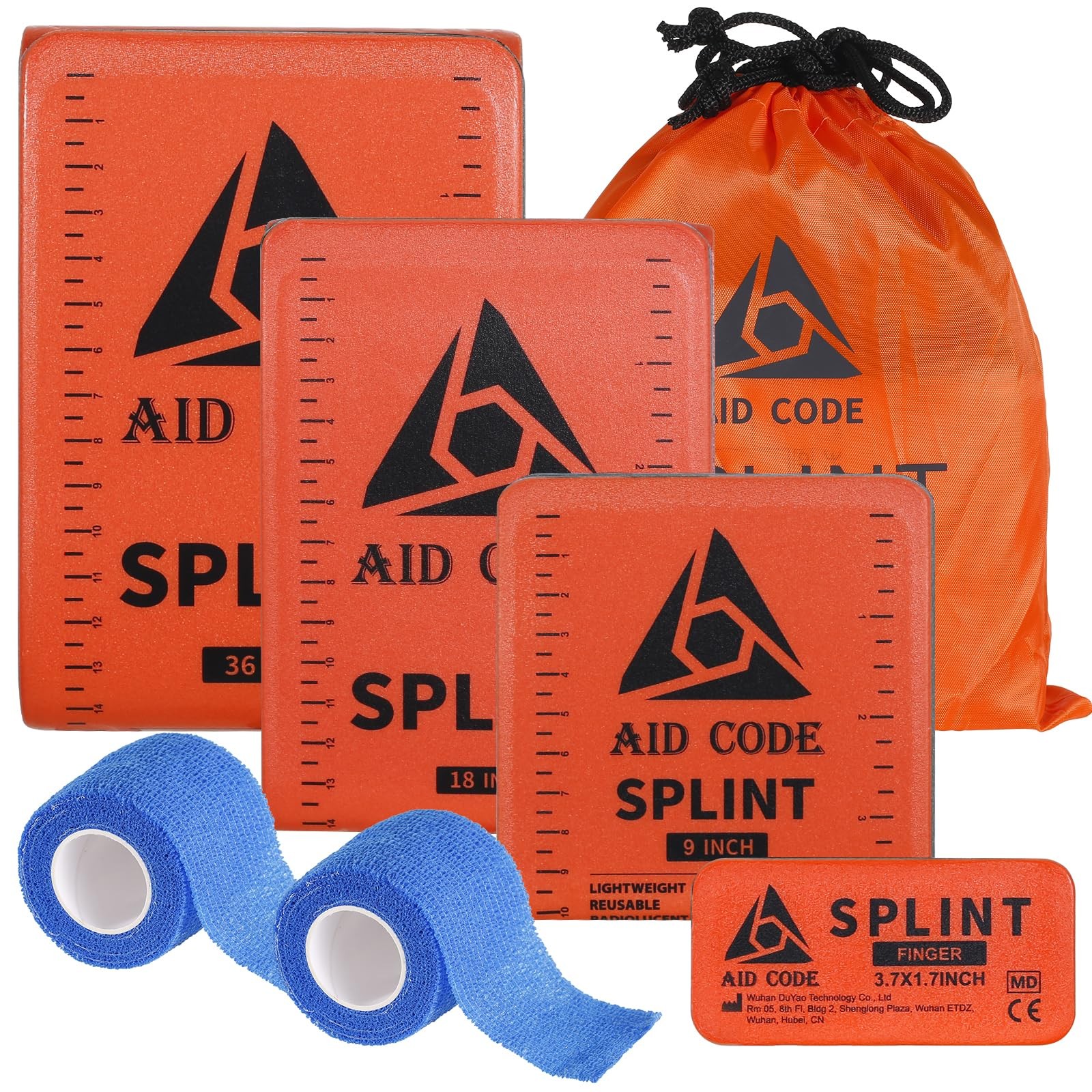 First Aid Splint 36" X 4.3",Splint Kit for Arm Leg Broken Bones Fracture,Idea…