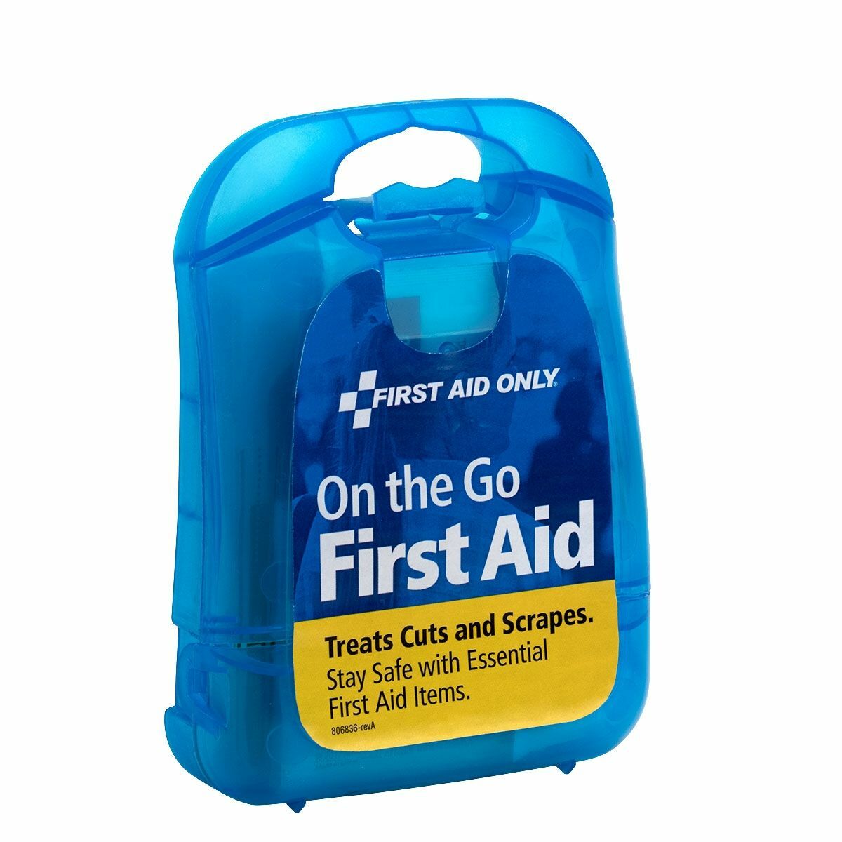 *NEW* Mini Clear Blue Plastic 29-Piece First Aid Kit – USA Seller