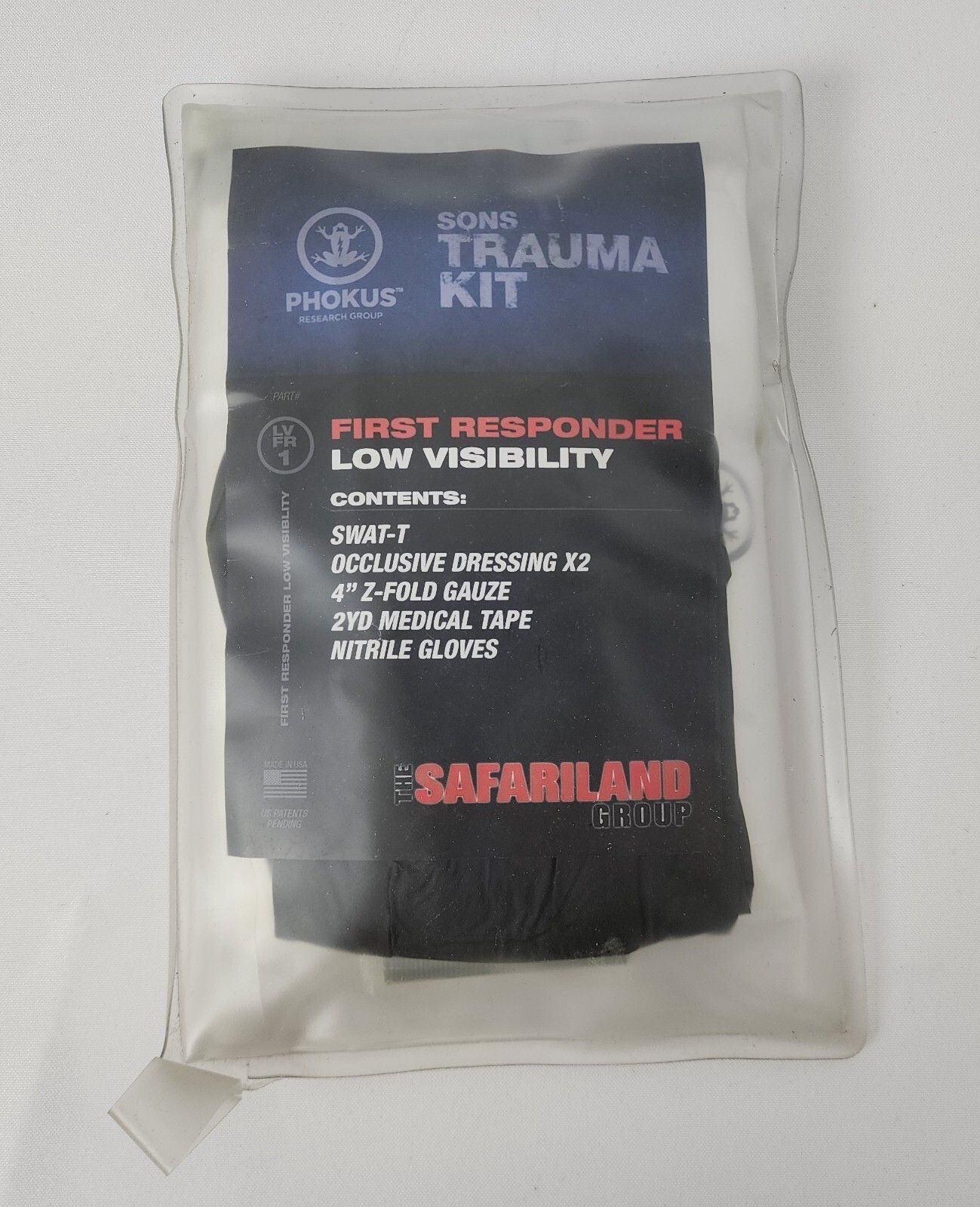 PHOKUS Sons Trauma Kit First Responder Low Visibility LV FR 1 BRAND NEW