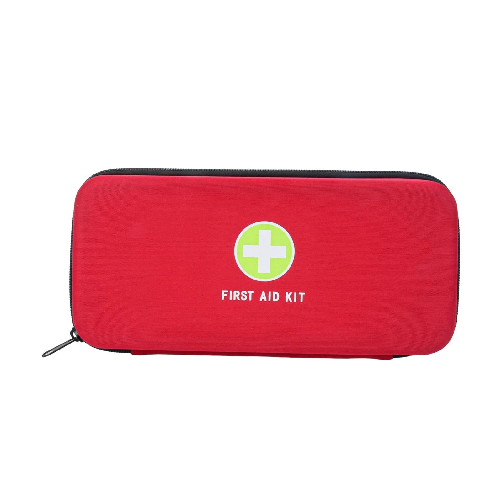 Jipemtra First Aid Hard Case Empty Emergency Bags Red G