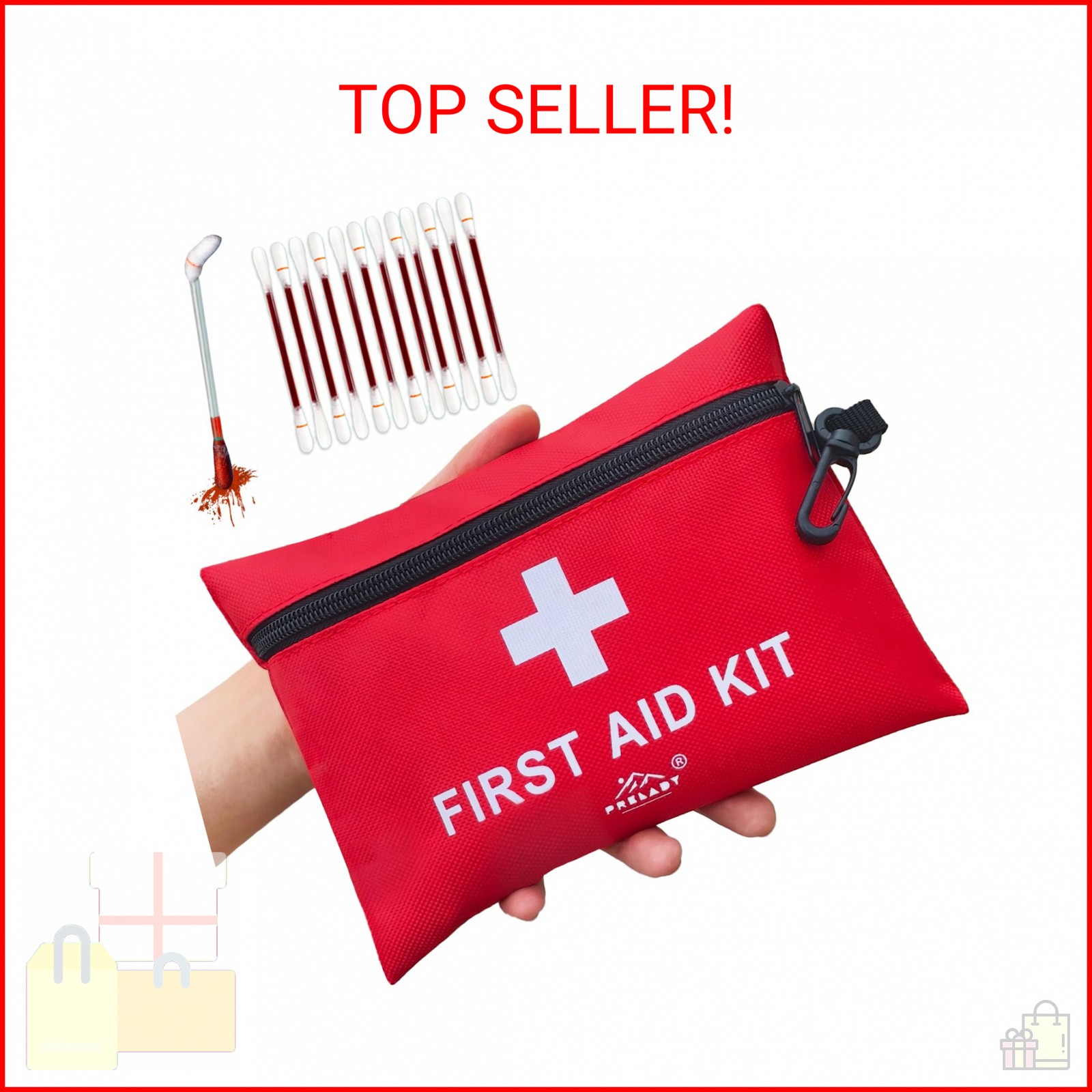 152 Piece Small First Aid Kit, Travel Size First Aid Kit TSA Approved, Mini Fors