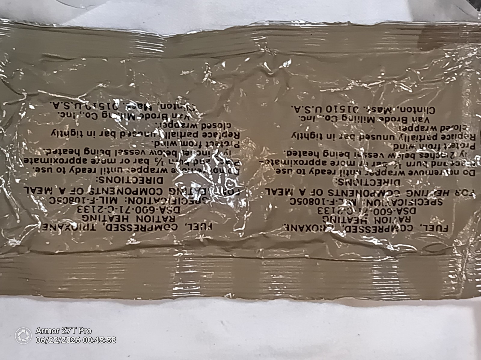 Vietnam War Era US Army First Aid Kit Plastic Box Filled Camo Bandages Gun Clean