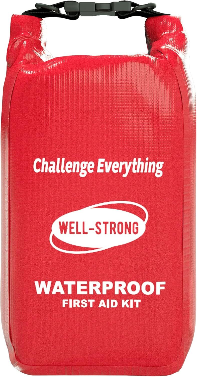Waterproof First Aid Kit Roll Top Boat Emergency Kit with Waterproof Contents fo