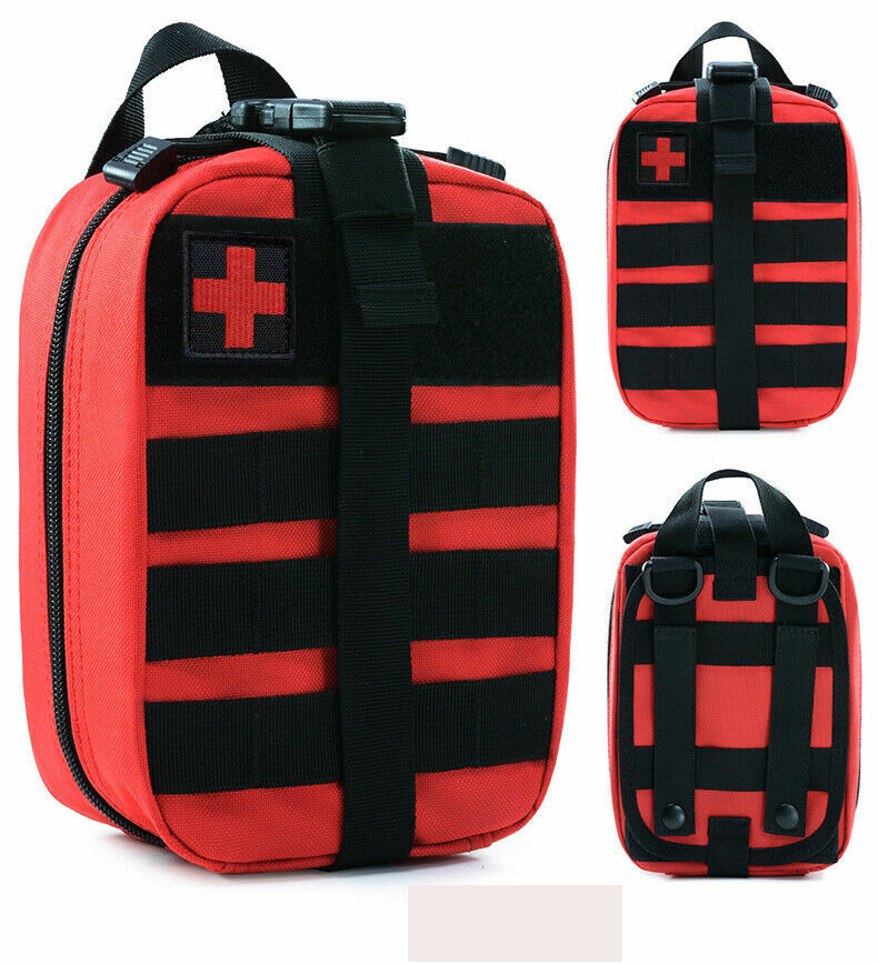 Tactical Survival Medical Kit Bag Mens Military Travel Messenger Bag Sports USA