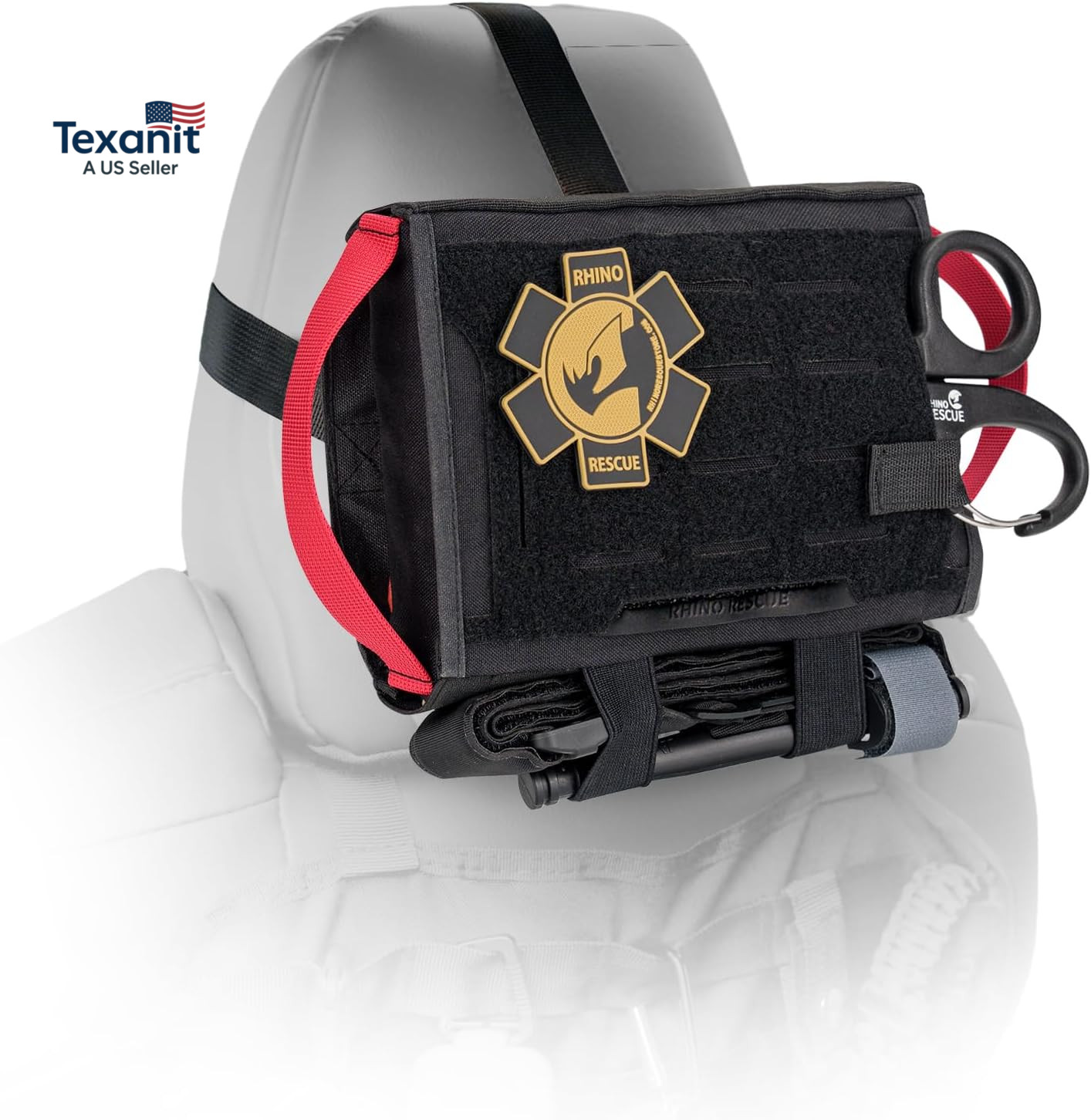 Car Tactical IFAK Trauma Kit with C-A-T Tourniquet, First Aid Kits for Vehicles,