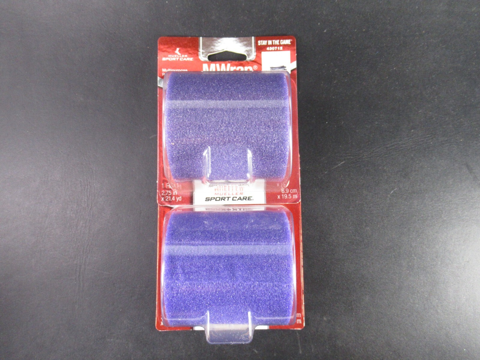 Mueller Sport Care MultiPurpose Prewrap, MWrap, 2 pack, Purple, New (D, JB)