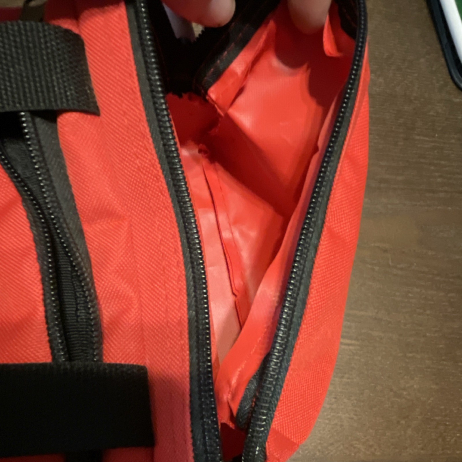 Ever Ready Red Portable First Aid Bag with Internal Organizer Compartments
