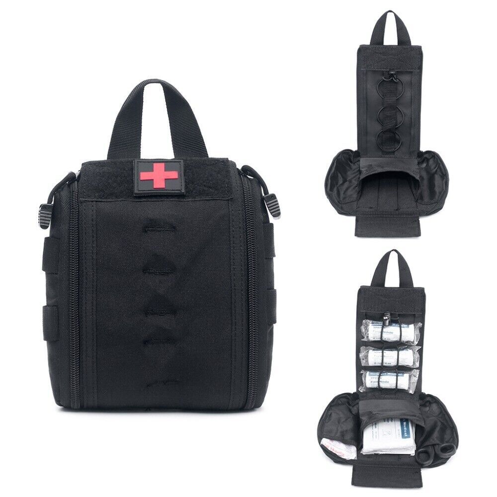 Tactical Molle Medical Pouch Military Rip-away First Aid Kit IFAK EMT Pouch Bag