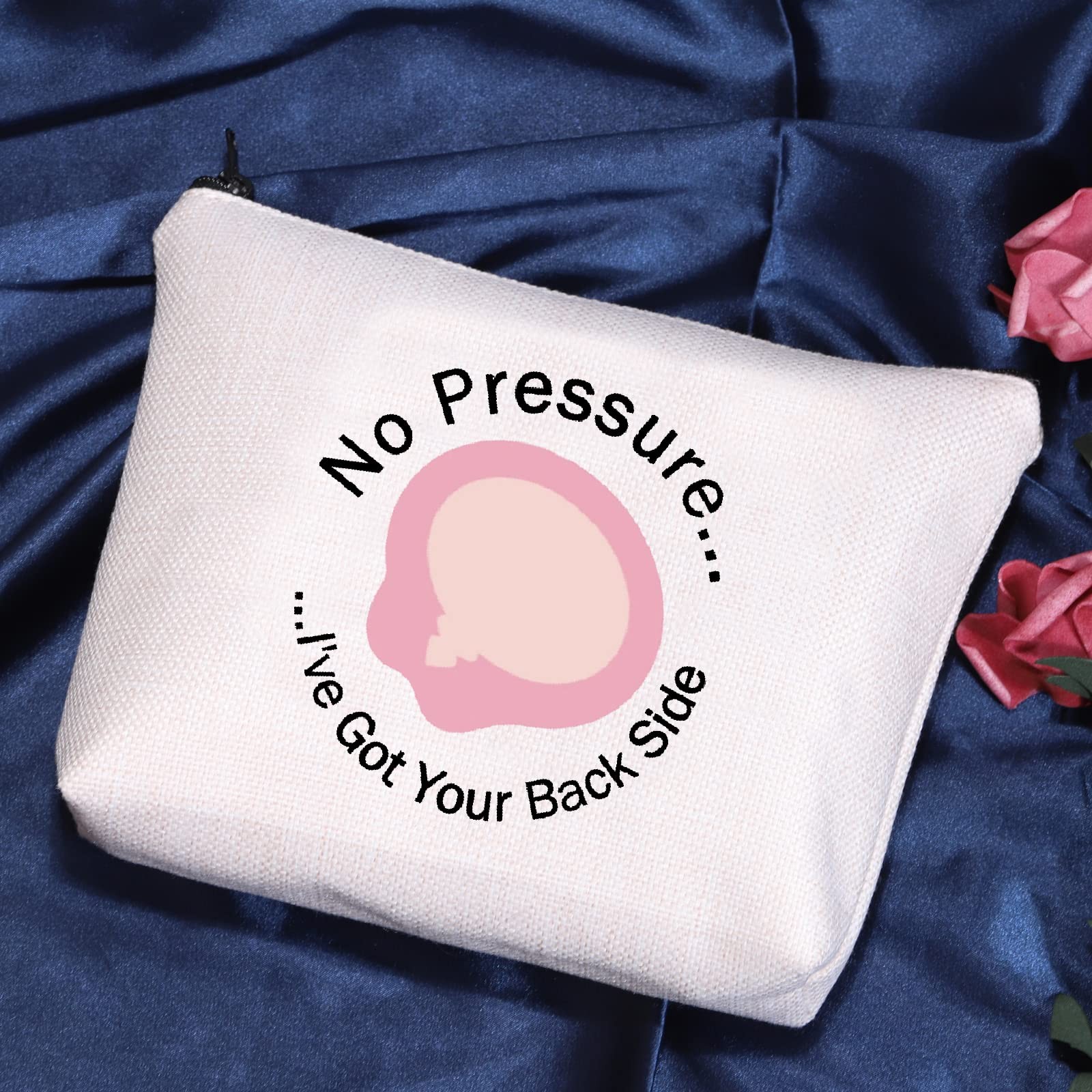 POFULL Wound Care Nurse Gift No Pressure I've Got Cosmetic Bag