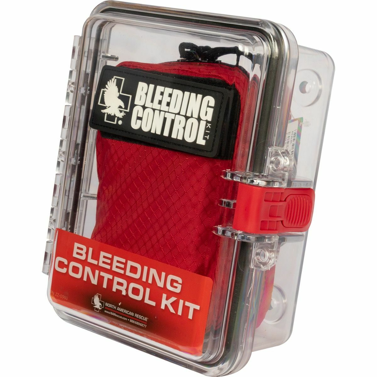 Individual Public Access Bleeding Control Station Red Nylon or Clear Vacuum Seal