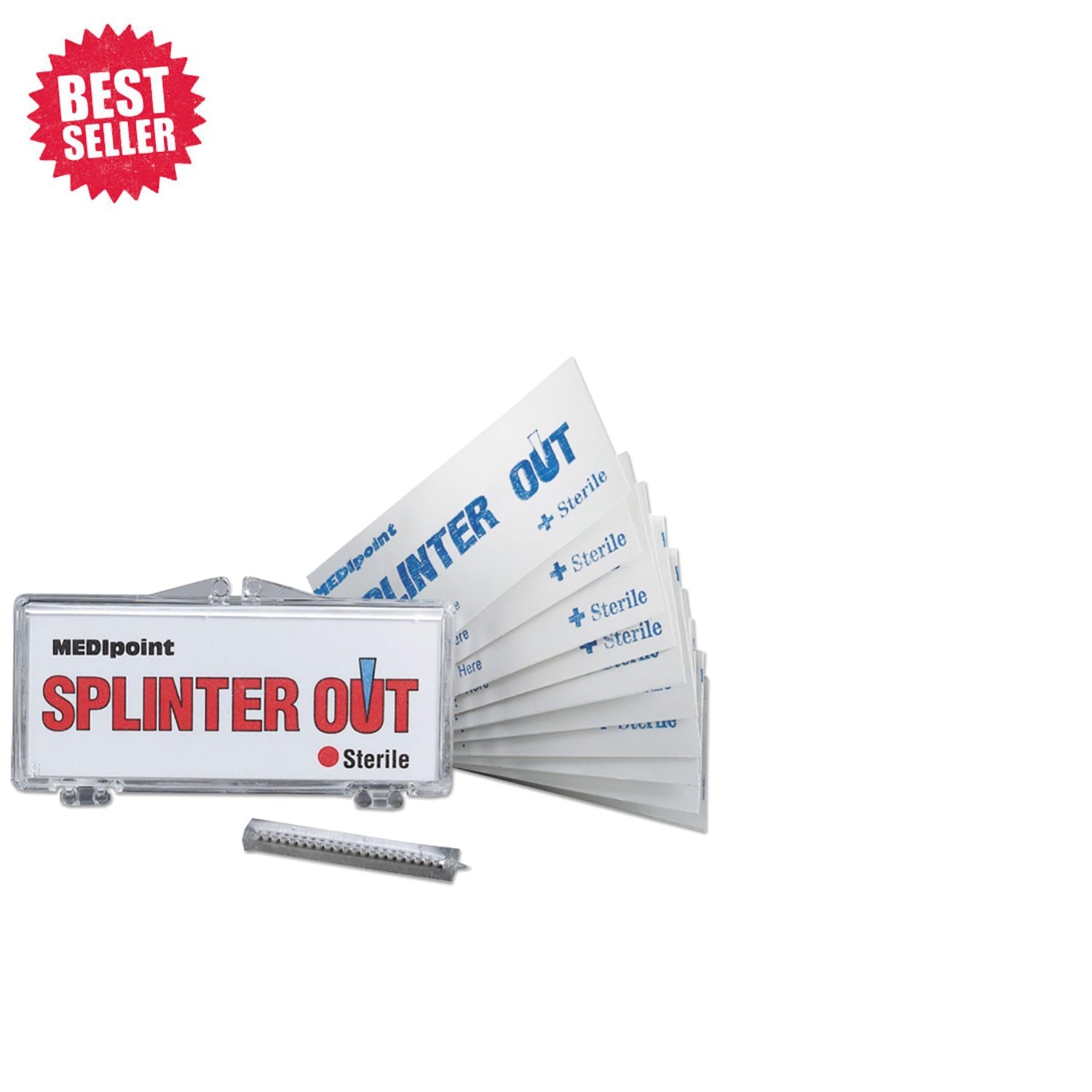 Essential 10-Pack Splinter Removal Tools for Home and Work First Aid Kits