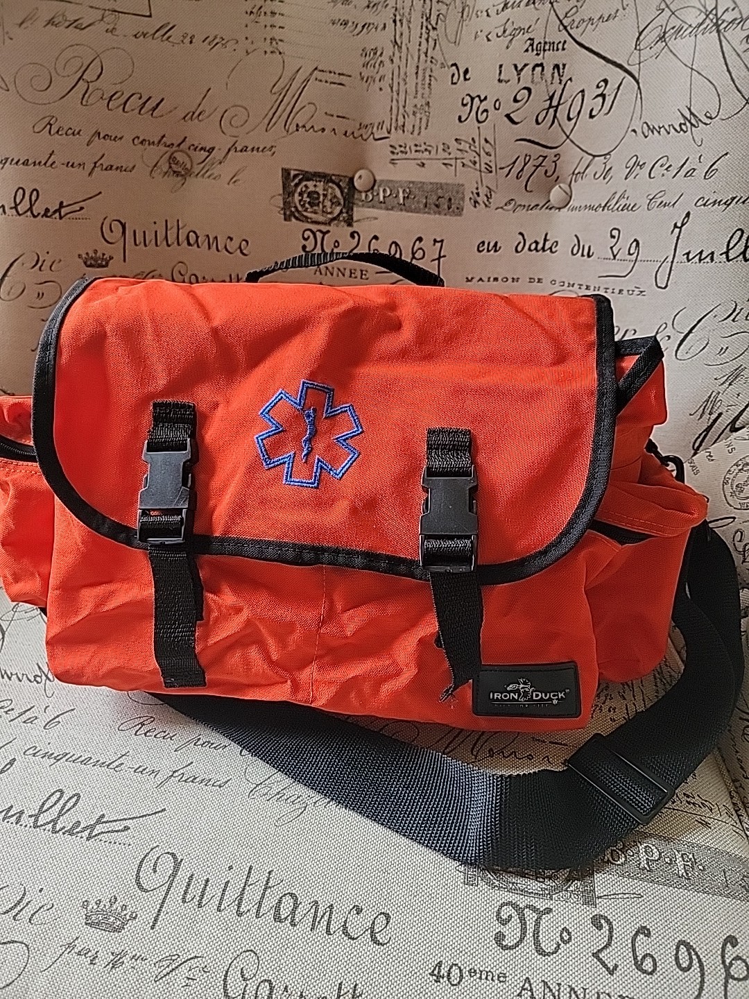 IRON DUCK USA MADE EMS EMT Emergency Responder First Aid Trauma Bag PREMIUM ZIP