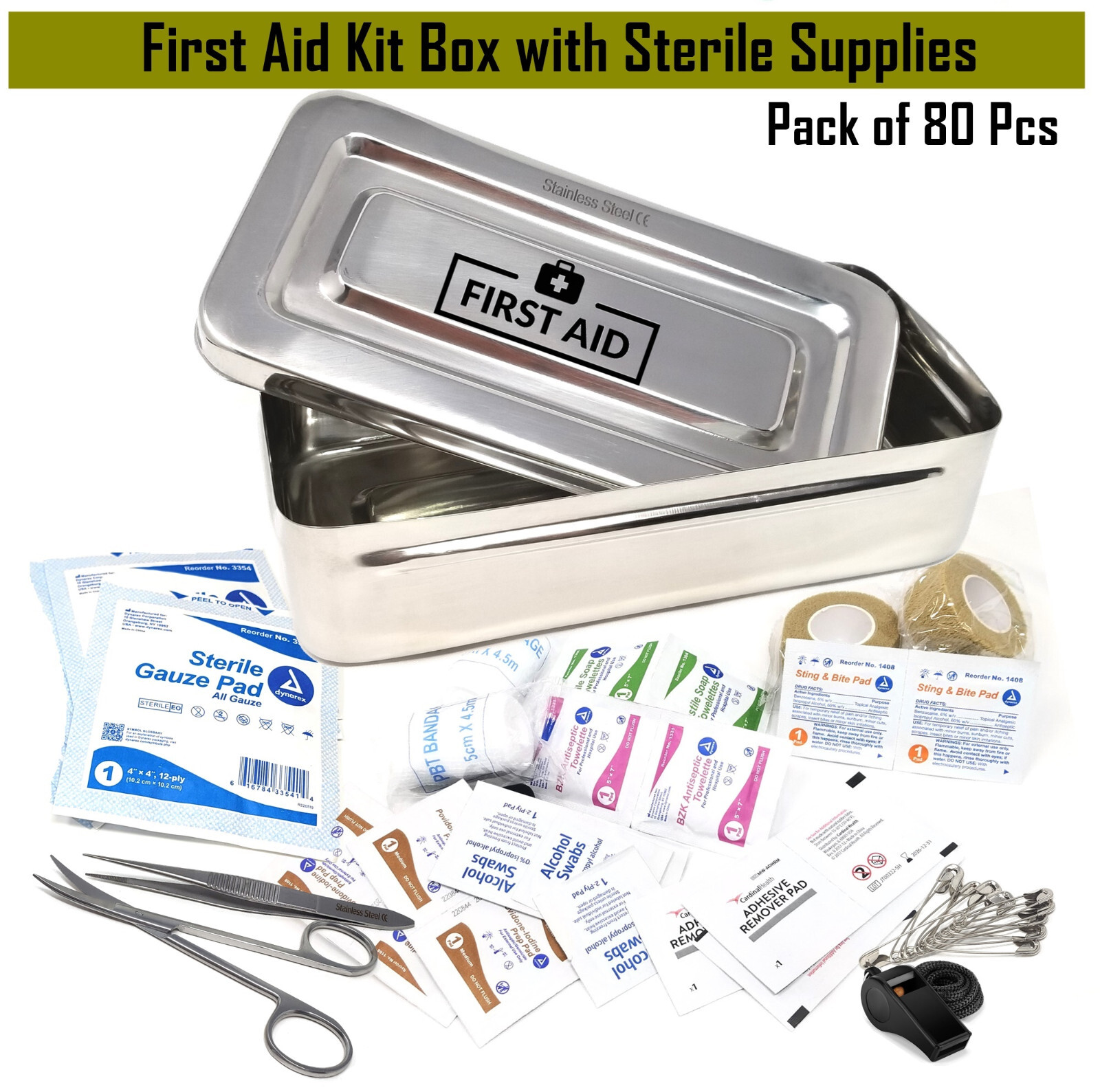 Personal First Aid Kit – Emergency Trauma Supplies – Auto Medical Kit – IFAK