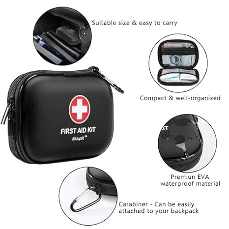 Compact 120-Piece Waterproof First Aid Kit – Ideal for Home, Travel & Outdoors