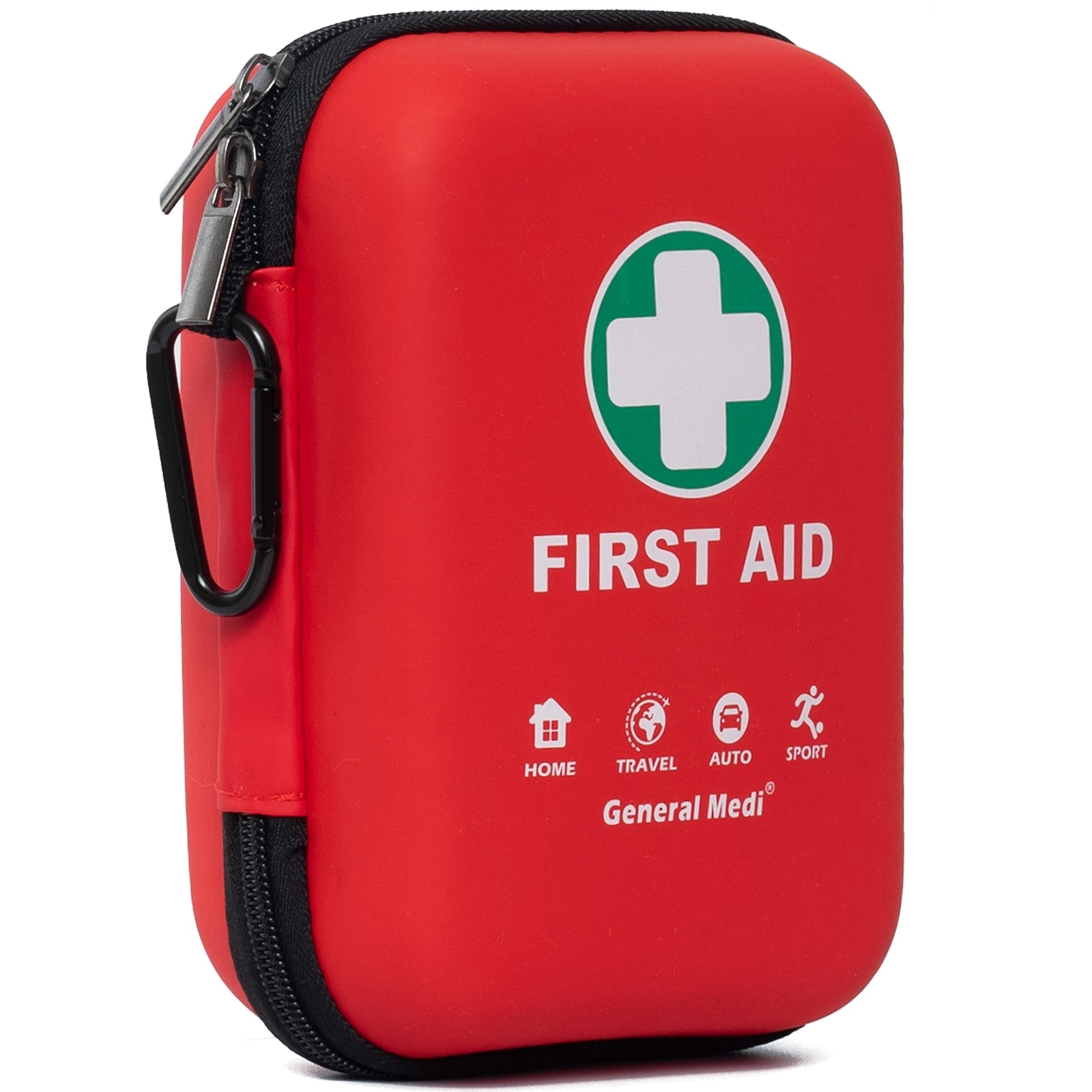 First Aid Kit – 170 Pieces Hard Case and Lightweight – Includes 2 x Eyewash,I…
