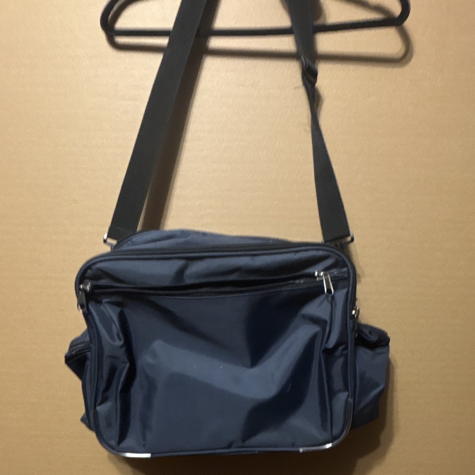 Hopkins First Aid Bag Blue Portable Unisex Shoulder Strap Multiple Compartments