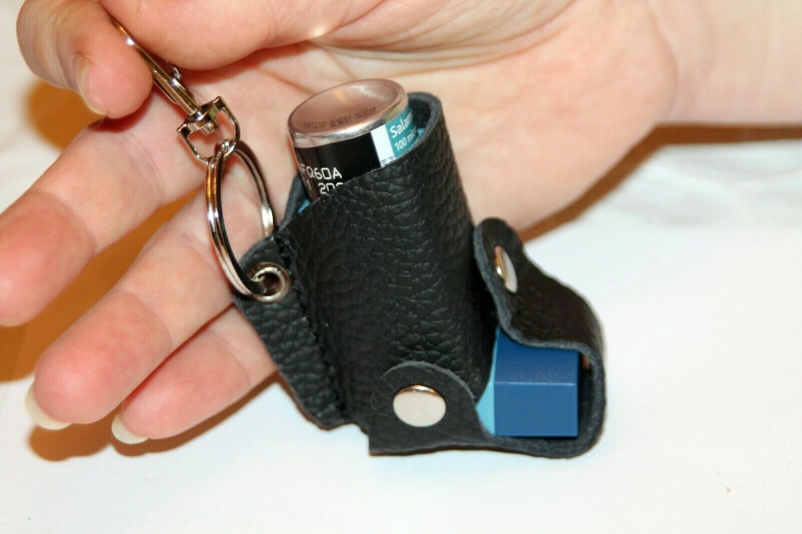 Leather inhaler case holder Asthma Inhaler pouch leather Protective Belt Clip