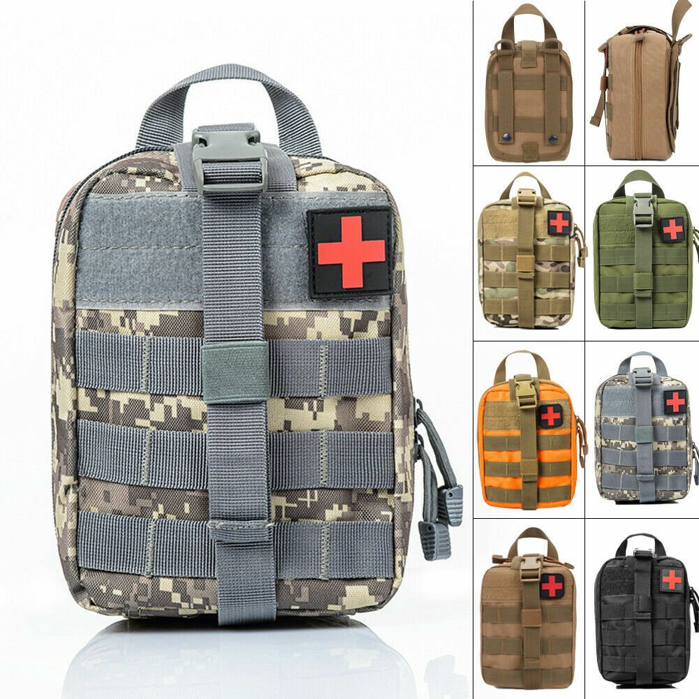 Molle Tactical First Aid Kits Medical Bag Emergency Outdoor Army Hunting