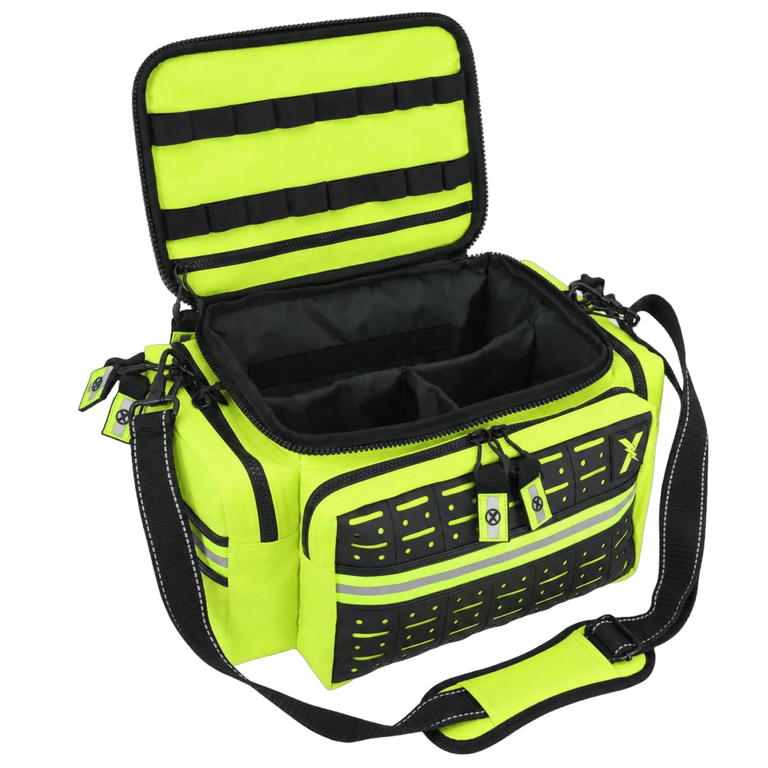 Lightning X Mid-Sized First Responder EMT Bag | LXMB25 | Fully Stocked w/ 240…
