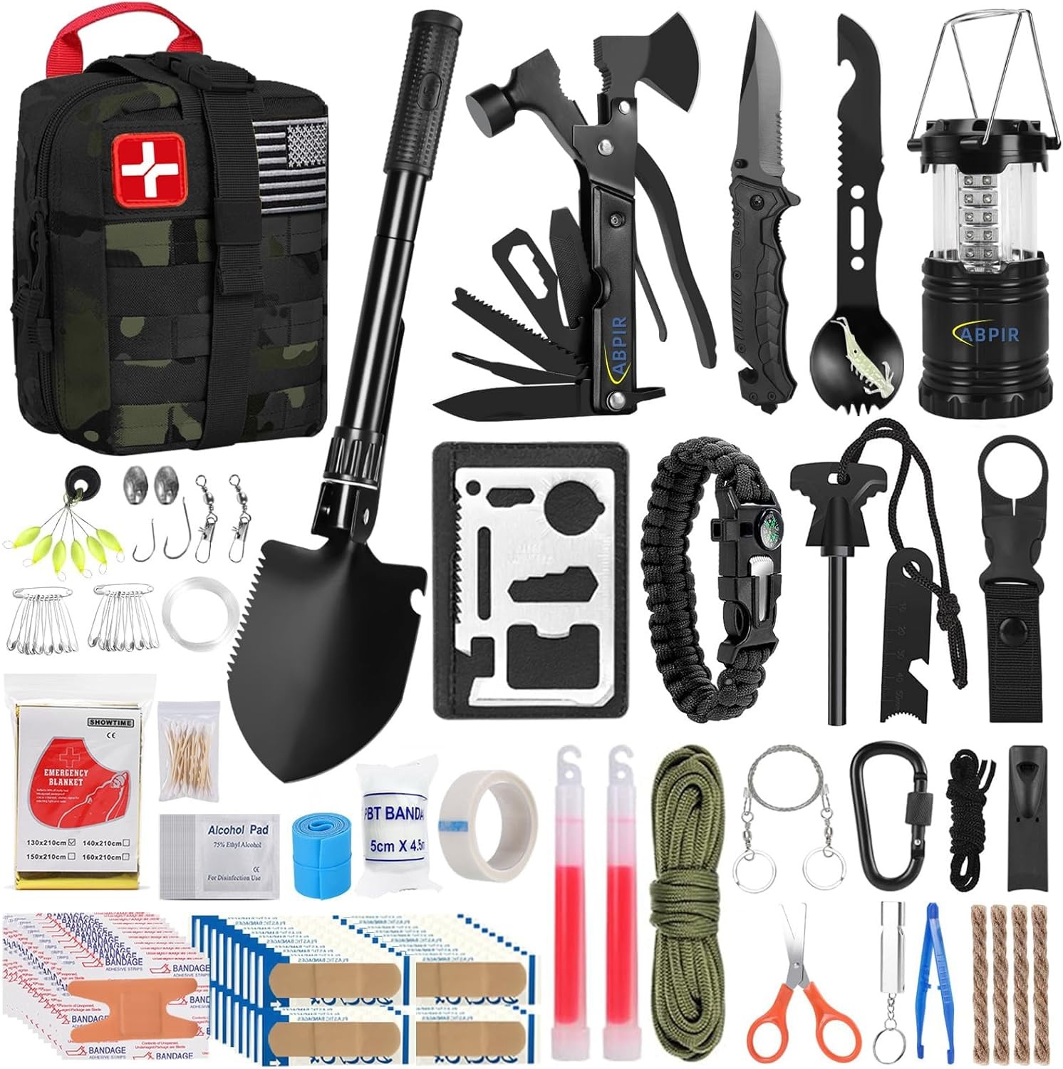 Survival First Aid Kit Medical Emergency Military Trauma Bag Tactical IFAK Molle