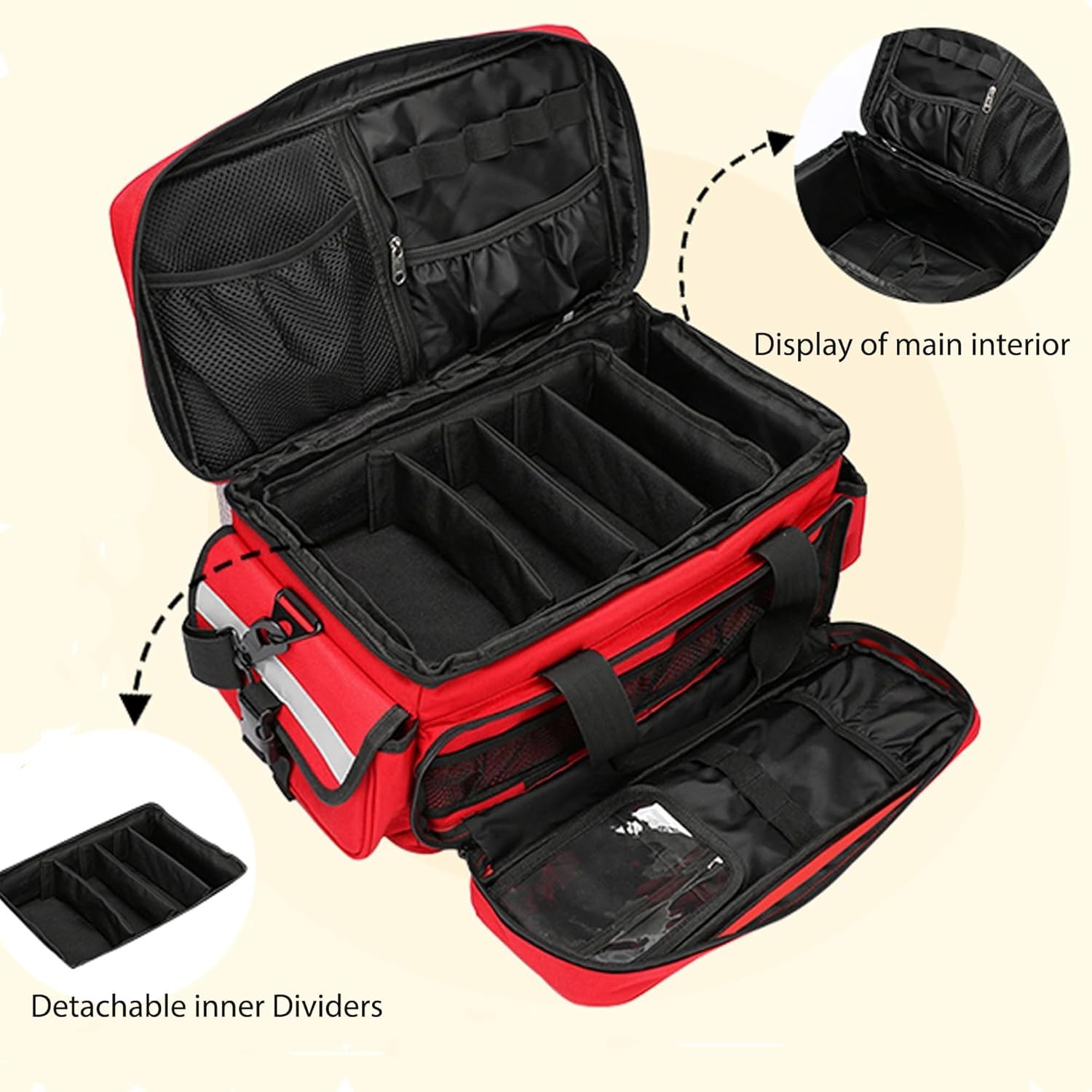 Medical Bag,First Aid Bag,First Responder Bag for Trauma,Emergency Medical Ba…