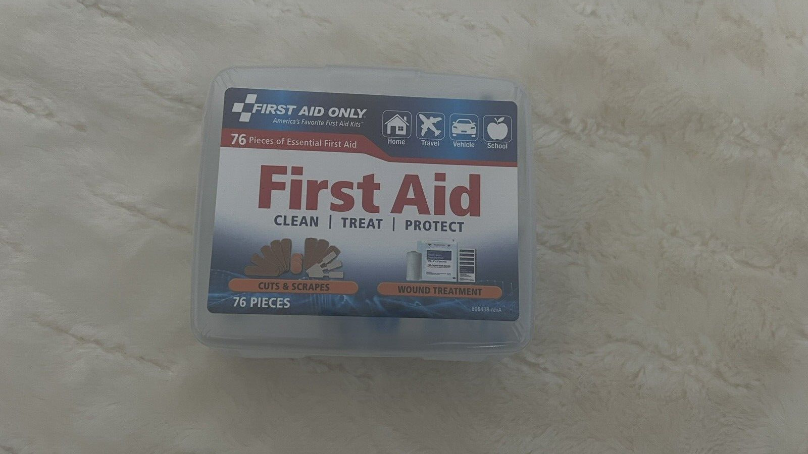Sealed First Aid Only 59695 Clean & Protect Everyday Emergency First Aid Kit